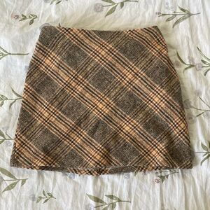 Plaid Mini Skirt